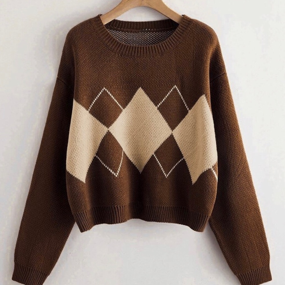 Vintage Argyle Sweater